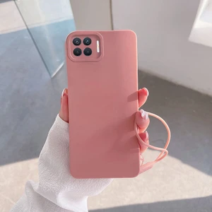 Oppo Reno 4 Lite Uyumlu Kılıf Zebana Love Yumuşak Silikon Kılıf Rose Gold