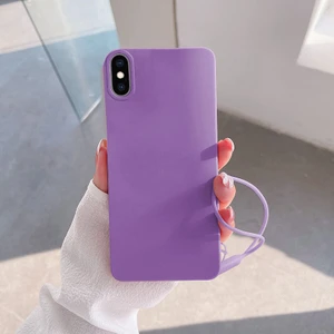 Apple iPhone Xs Max Uyumlu Kılıf Zebana Love Yumuşak Silikon Kılıf Lila