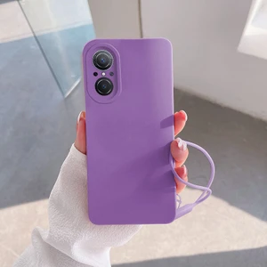 Huawei Nova 9 Se Uyumlu Kılıf Zebana Love Yumuşak Silikon Kılıf Lila
