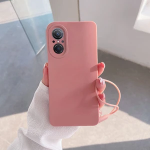 Huawei Nova 9 Se Uyumlu Kılıf Zebana Love Yumuşak Silikon Kılıf Pembe