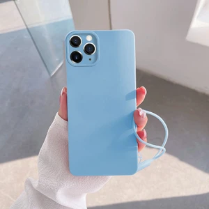 Apple iPhone 11 Pro Uyumlu Kılıf Zebana Love Yumuşak Silikon Kılıf Açık Mavi