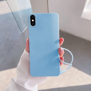 Apple iPhone Xs Max Uyumlu Kılıf Zebana Love Yumuşak Silikon Kılıf Açık Mavi