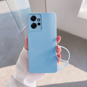 Xiaomi Redmi Note 12 Uyumlu Kılıf Zebana Love Yumuşak Silikon Kılıf Açık Mavi