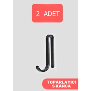 Sas Haus Siyah 2'li Kanca Askı