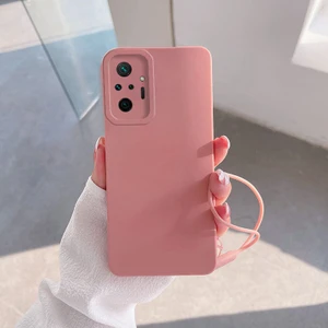 Xiaomi Redmi Note 10 Pro Max Uyumlu Kılıf Zebana Love Yumuşak Silikon Kılıf Pembe