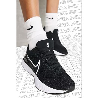 Nike React Infinity Run Flyknit 3 Running Shoes Black Fiyatı