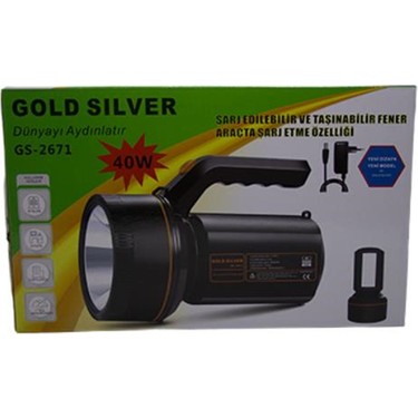 Gold Silver GS-2671 El Feneri 40W Fiyatı - Taksit Seçenekleri
