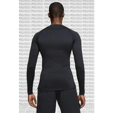 Nike pro fitted long best sale sleeve top