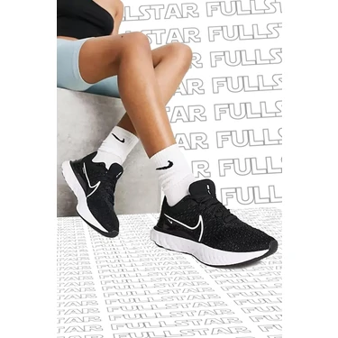 Nike React Infinity Run Flyknit 3 Running Shoes Black Fiyat