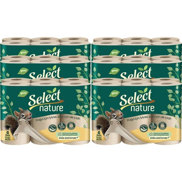 Select Nature 3 Katlı Tuvalet Kağıdı 8'li (6