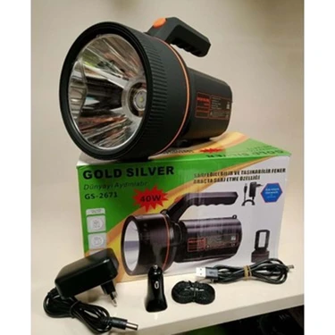 年末年始セール！FLATHEAD DV-03W40 ベスト GLORY PARK Gold Silver GS-2671 El Feneri 40W Fiyatı - Taksit Seçenekleri
