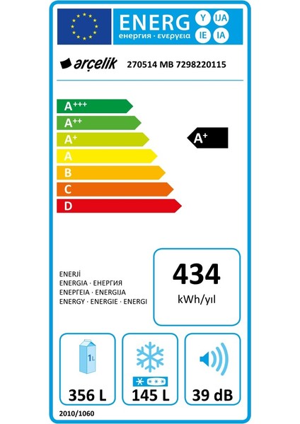 270514 MB No Frost Buzdolabı