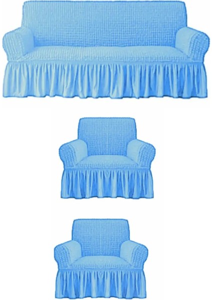 Bürümcük Kumaş 3+1+1 Koltuk, Kanepe, Çekyat Takım Örtüsü. Bir Adet 3lü, Iki Adet Tekli Koltuk Kılıfı