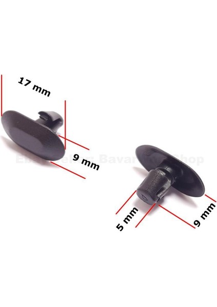 Nvr Kangoo Kapı Fitil Klipsi 50 Adetli Paket 7701044547