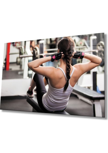 Spor Fıtnes Cam Tablo Sports Fitness