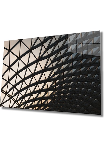 Geometrik Mimari Cam Tablo