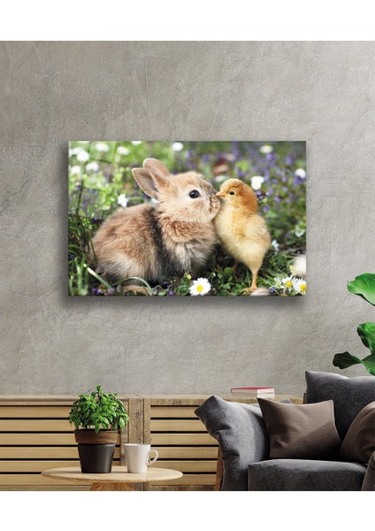 Tavşan ve Civciv Cam Tablo fiyatları