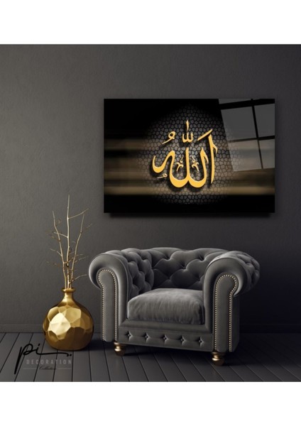 Allah Lafzı Cam Tablo modelleri