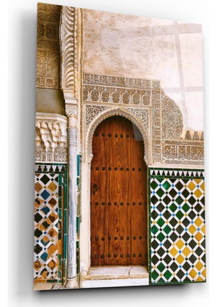 El Hamra Sarayı Cam Tablo