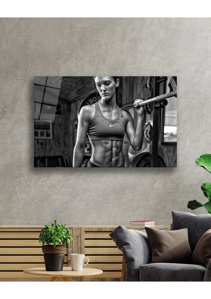Siyah Beyaz Insan Fotoğrafları Kadın Cam Tablo fiyatları