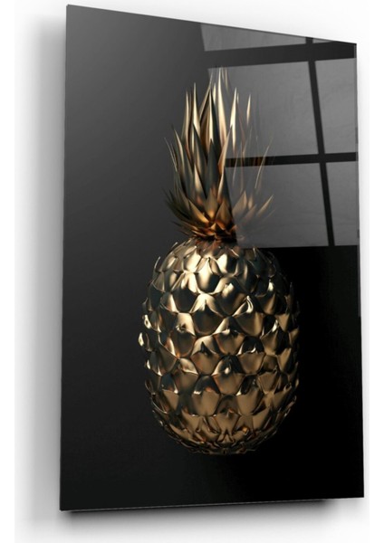 Gold Ananas Cam Tablo