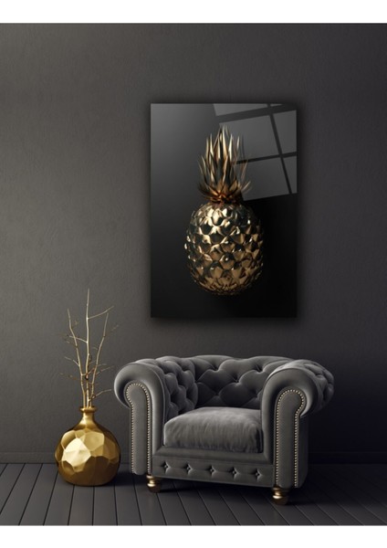 Gold Ananas Cam Tablo modelleri