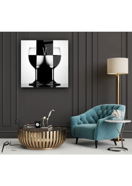 Siyah Beyaz Cam Tablo modelleri