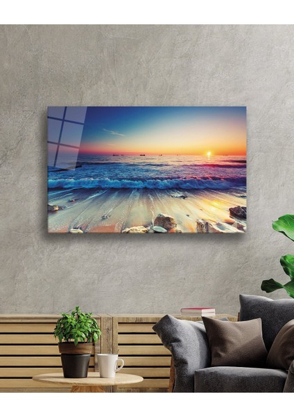 Gün Batımı Cam Tablo Sunset Table fiyatları