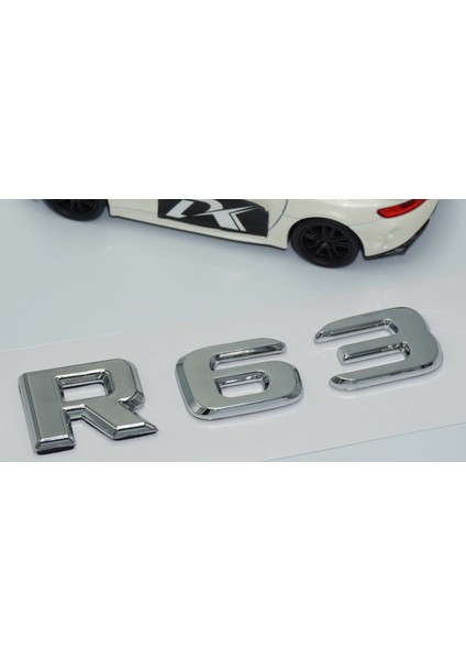R 63 Bagaj Krom Abs 3m 3D Yazı Logo Benz Ile Uyumlu fiyatları