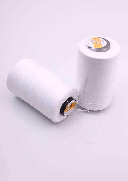 Makine Dikiş Ipi Beyaz [gymberq]