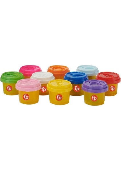 HHJ39 Fisher-Price Oyun Seti (10X30 gr Hamur ve Kalıplar) Brnm  [gymberq]