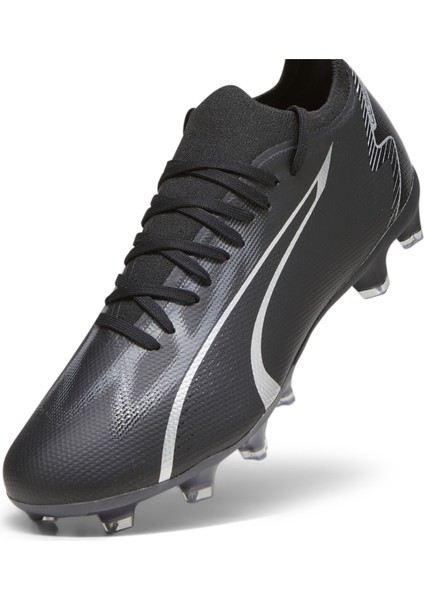 Erkek Puma Ultra Match Fg/ag Puma Black-Asphalt Siyah Erkek Krampon