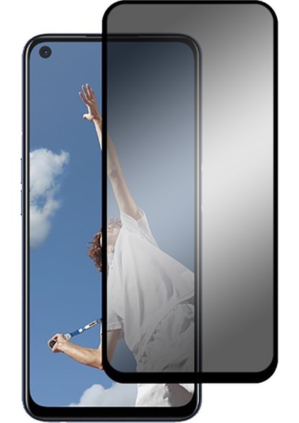 Oppo A52 Için Privacy Hayalet Ekran Koruyucu Seramik Film