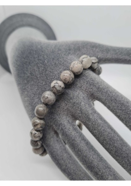 Sertifikalı Jasper Doğal Taş Bileklik