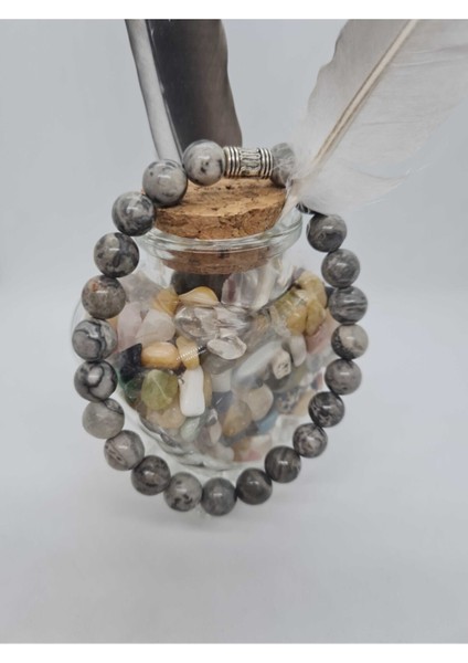 Sertifikalı Jasper Doğal Taş Bileklik modelleri