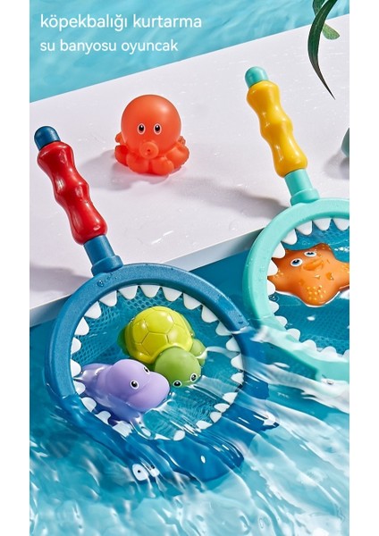 Konig Kids Bebek Banyo Oyuncakları --- Çocuk Hayvan Tutam Balık Oyuncakları-Yüzen Su Oyuncakları (Yurt Dışından)