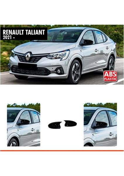 Pnd Renault Taliant Batman - Yarasa Ayna Kapağı (Piano Black) 2021+