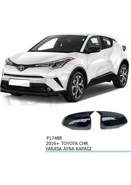 Pnd Toyota Chr Batman - Yarasa Ayna Kapağı (Piano Black) 2016+