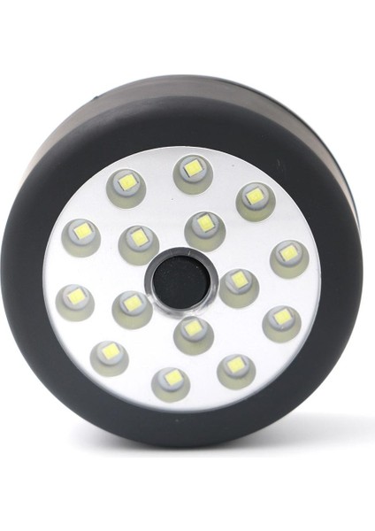 Mini Taşınabilir LED Gece Lambası El Feneri 15 LED Torch Fener Çalışma Işığı Dahili Mıknatıs Kanca Işık ile LED Kamp Lambası (Yurt Dışından)