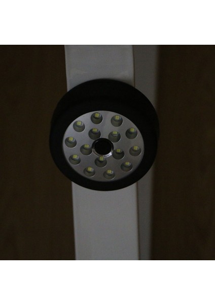 Mini Taşınabilir LED Gece Lambası El Feneri 15 LED Torch Fener Çalışma Işığı Dahili Mıknatıs Kanca Işık ile LED Kamp Lambası (Yurt Dışından)