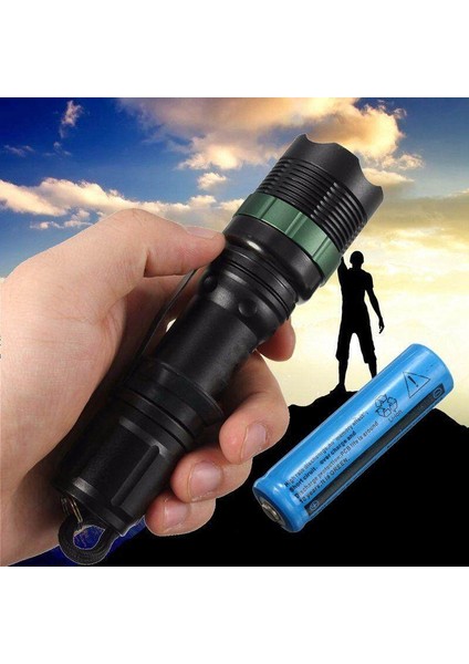 Elfeland Q5 LED 3.7V 3 Modlu 400 Lümen Su Geçirmez Yakınlaştırılabilir El Feneri (Yurt Dışından) fiyatları
