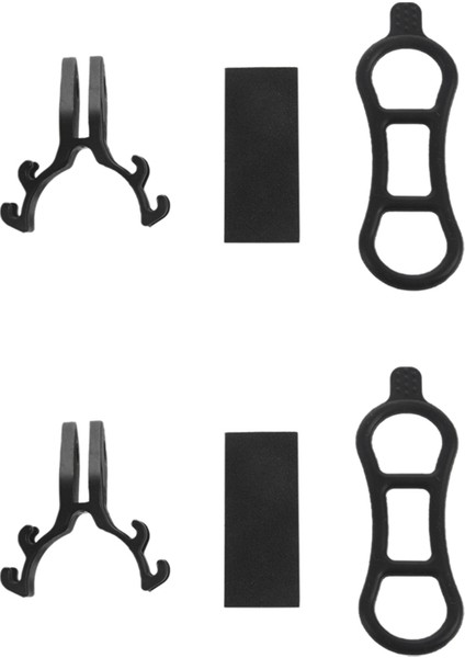 Hyqzltca 2x Gub Evrensel Bisiklet Gidon El Feneri Torch Tutucu Braketi Gopro Montaj Ön Işık Lambası Klip (Yurt Dışından) modelleri