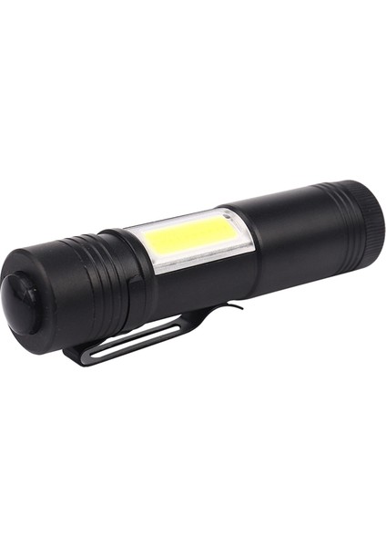 Hyqzltca 2x Mini Taşınabilir Q5 LED El Feneri Xpe ve Cob Çalışma Işığı Lanterna Ful Kalem Torch Lambası 4 Modu 14500 Veya Aa Kullanın (Yurt Dışından)