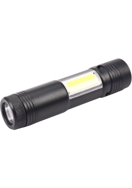 Hyqzltca 2x Mini Taşınabilir Q5 LED El Feneri Xpe ve Cob Çalışma Işığı Lanterna Ful Kalem Torch Lambası 4 Modu 14500 Veya Aa Kullanın (Yurt Dışından)