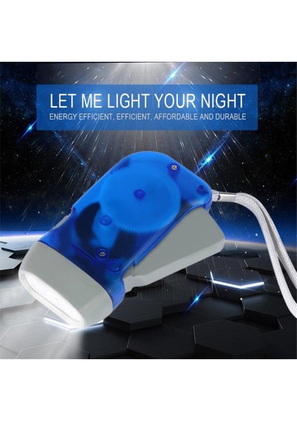 Ef 3 LED Dinamo Kurmalı El Feneri Torch Işığı El Basın Krank Nr Kamp (Yurt Dışından) modelleri