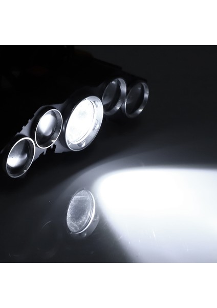 20000LM Açık Su Geçirmez Beş LED Kafa Lambası USB Şarj Balıkçılık Far (Yurt Dışından) fiyatları