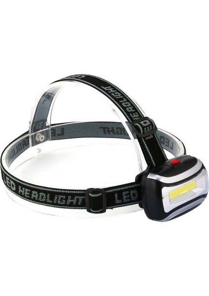 Su Geçirmez LED Far Far El Feneri Kamp Balık Tutma El Feneri - Siyah (Yurt Dışından)