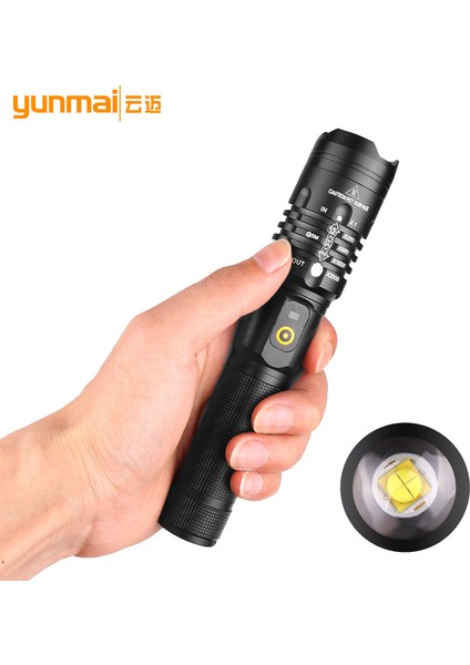 Aydınlatma Için Anahtarlı USB Şarj LED Dış Mekan Karartma El Feneri (Yurt Dışından) fiyatları