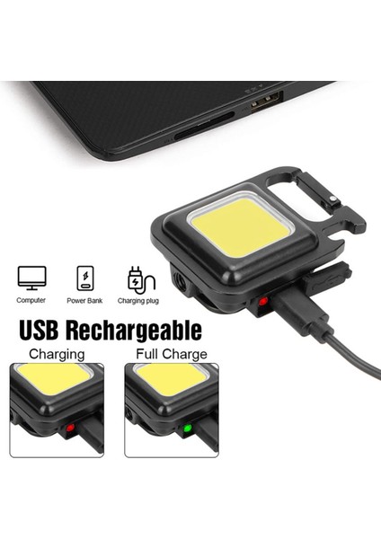 Cob El Feneri, Balıkçılık Için 500 Lümen Parlak Şarj Edilebilir Anahtarlık (Yurt Dışından) fiyatları