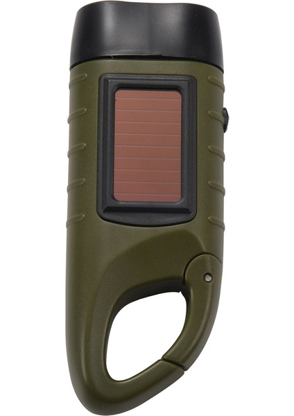 Mini Acil El Krank Dinamo Güneş Enerjili El Feneri Şarj Edilebilir LED Işık Lambası Açık Kamp Için Şarj Ful Torch (Yurt Dışından)